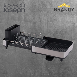 Joseph Joseph Extend™ Slim Steel Expandable Grey Dish Drainer