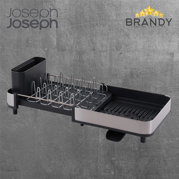Joseph Joseph Extend™ Slim Steel Expandable Grey Dish Drainer