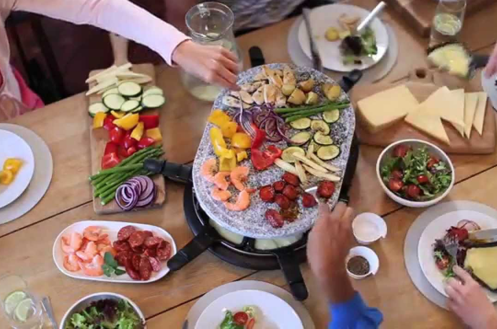 Raclette 4 In 1 21000 with Stone & Metal Plates