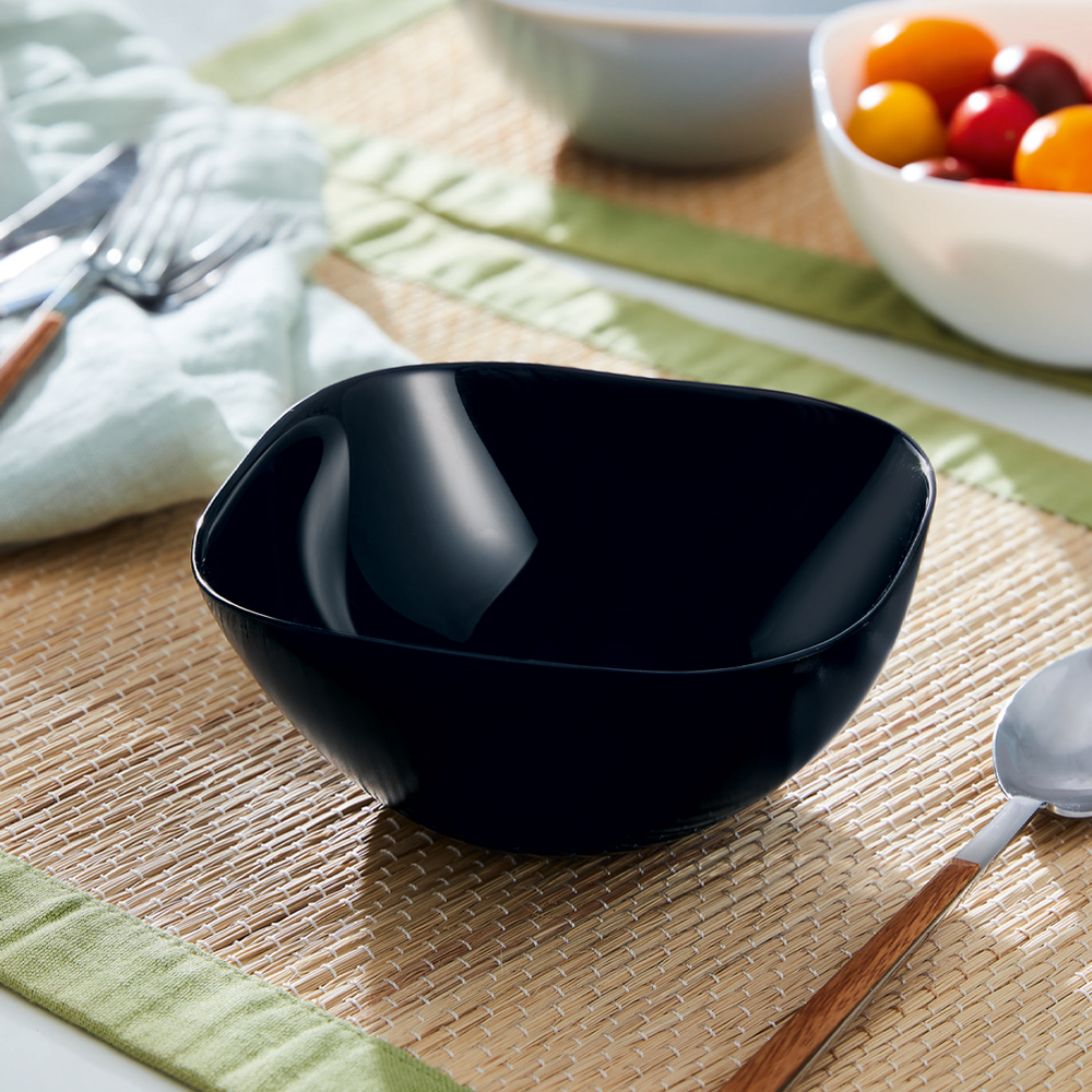 Carine Black Bowls 14cm Set of 6