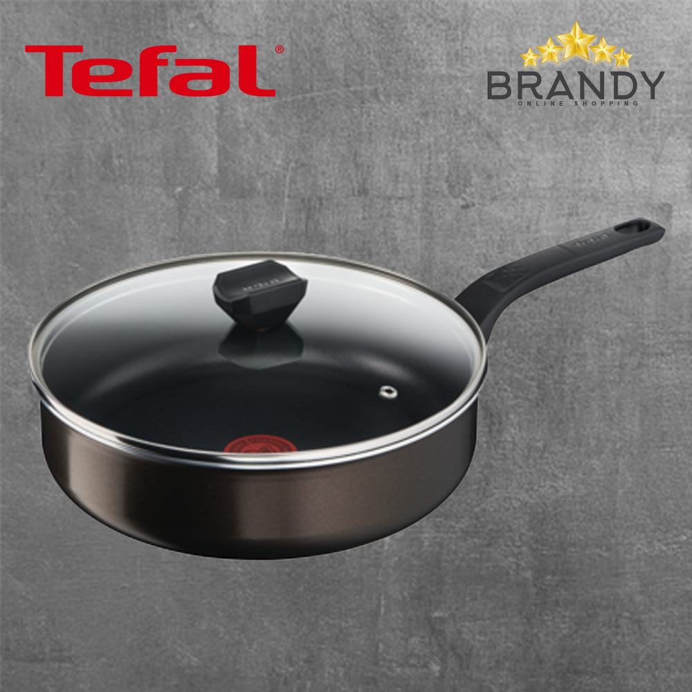 Easy Cook & Clean Deep Frypan 26cm Non-Stick Bronze