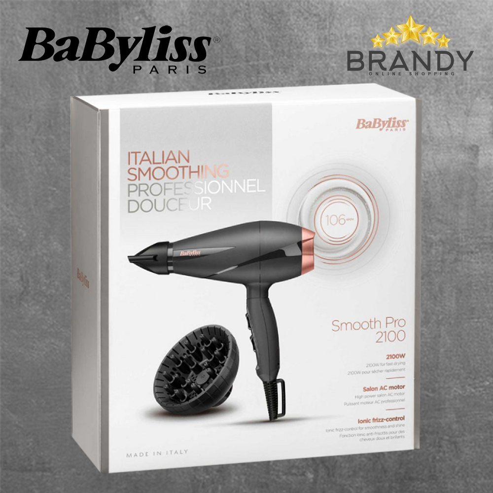 BaByliss Smooth Pro 2100 6709E Hair Dryer 2100W
