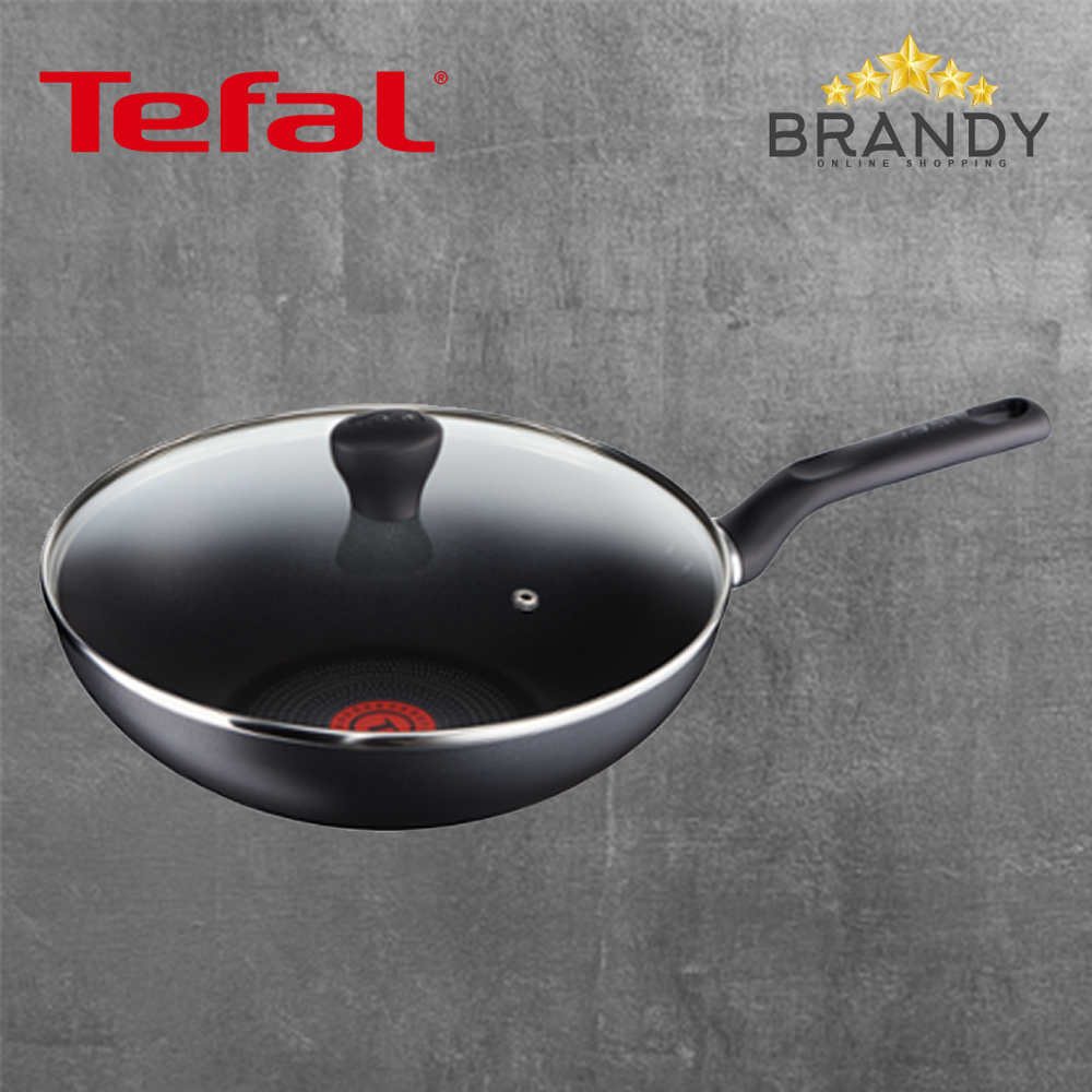Super Cook Wok 28cm Non-Stick Black
