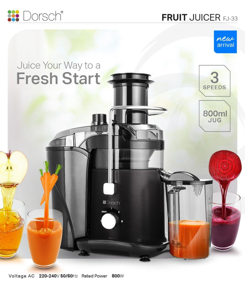 Juicer FJ-33, 800W, 3 Speeds