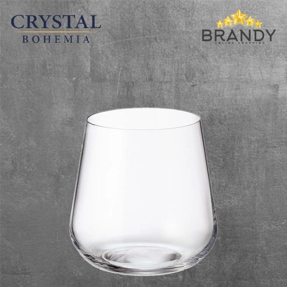 Ardea Short Cups Set 6pcs, Crystal Glass, 320ml