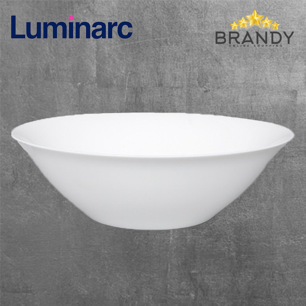 Carine White Salad Bowl 27cm