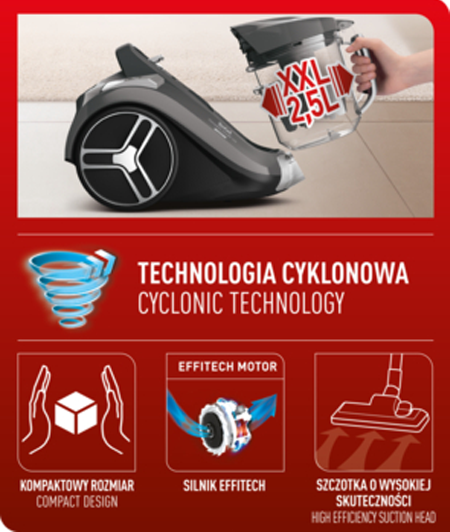 Compact Power Vacuum Cleaner XXL TW4B25