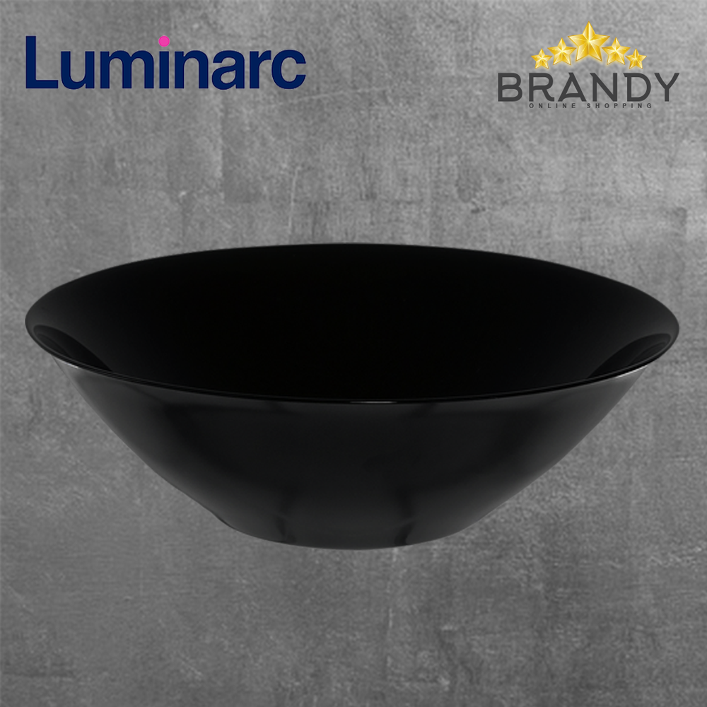 Carine Black Salad Bowl 27cm