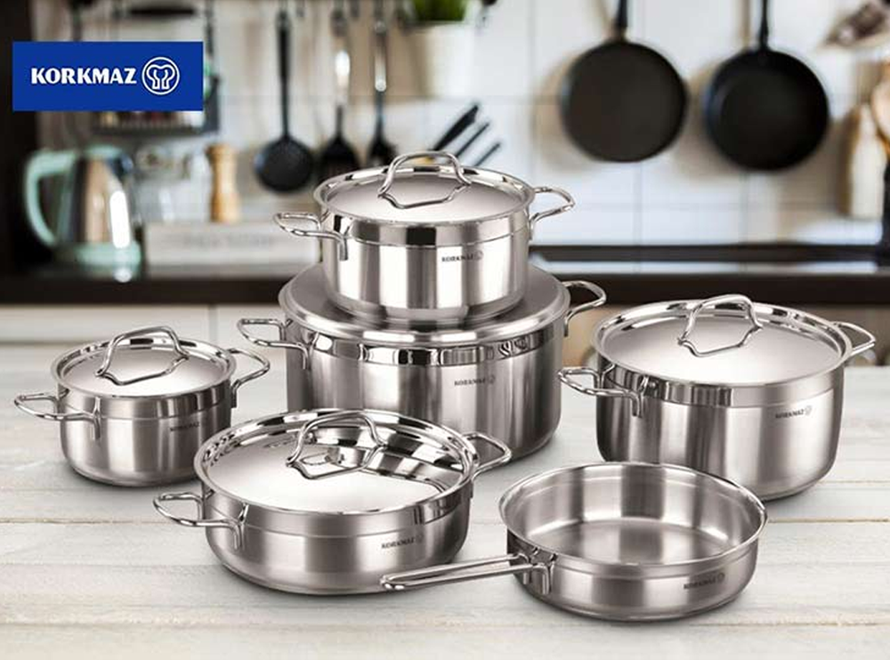Alfa Cookware Set 6pcs Stainless Steel 18/10