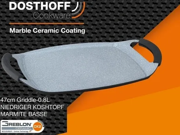 Granite Griddle 47cm - Non-Stick, Oven & Dishwasher Safe