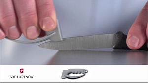 Victorinox Knife Sharpener Small Model 7.8714 Compact V-Carbide Gray