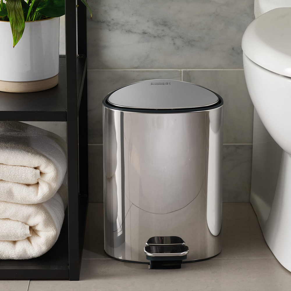 EasyStore Luxe 5L Stainless-steel Pedal Bin
