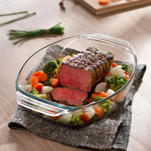 Pyrex Optimum Oval Roaster Borosilicate Glass 3 Sizes