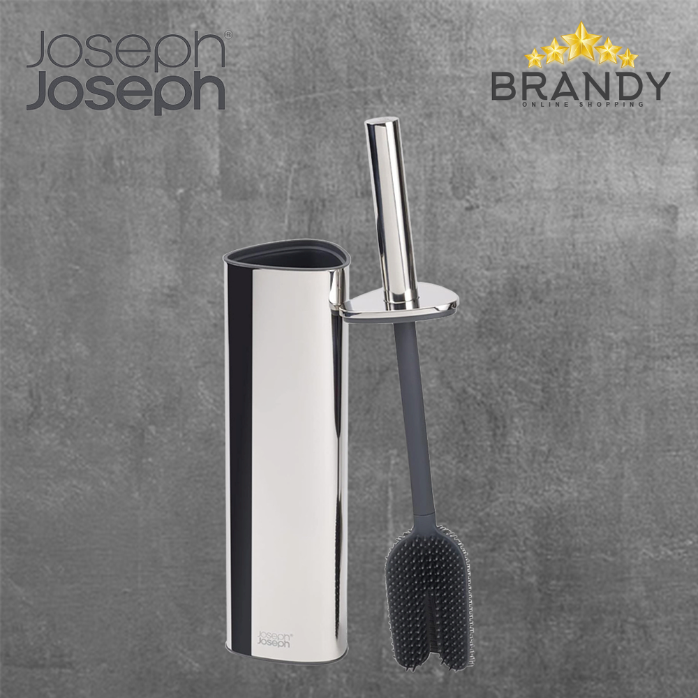 Flex 360 Luxe Toilet Brush with Stainless-steel Finish