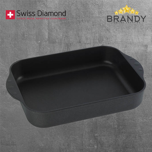 Diamond Roasting Pan 35x26cm Non-Stick Oven Safe