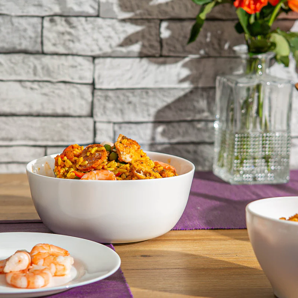 Toledo Bowls 11cm Set 6pcs - Opal Glass Tableware