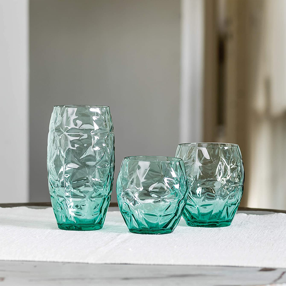 Oriente Green Long Cups Set 6pcs