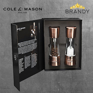 Derwent Copper Salt & Pepper Grinders Set 2pcs