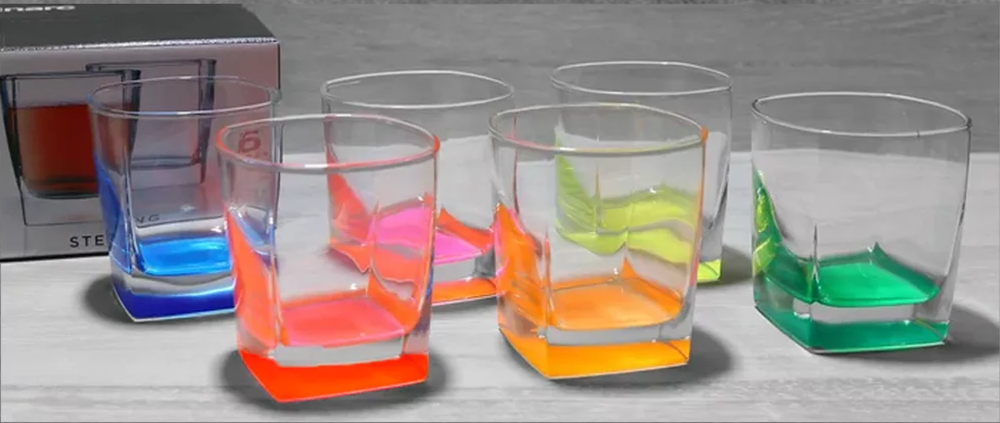 Sterling Colored Short Cups Set 6pcs
