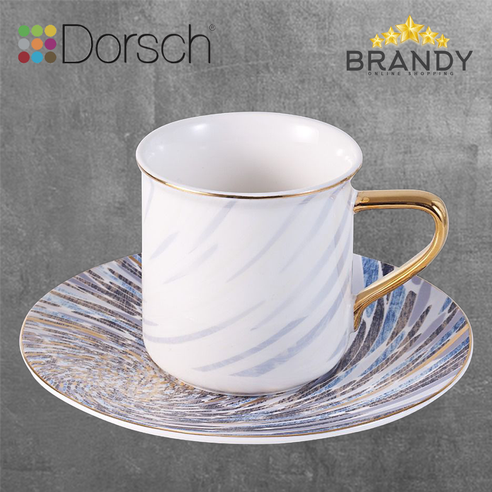 Hurricane Coffee Cups Set 6pcs, Porcelain, 90ml
