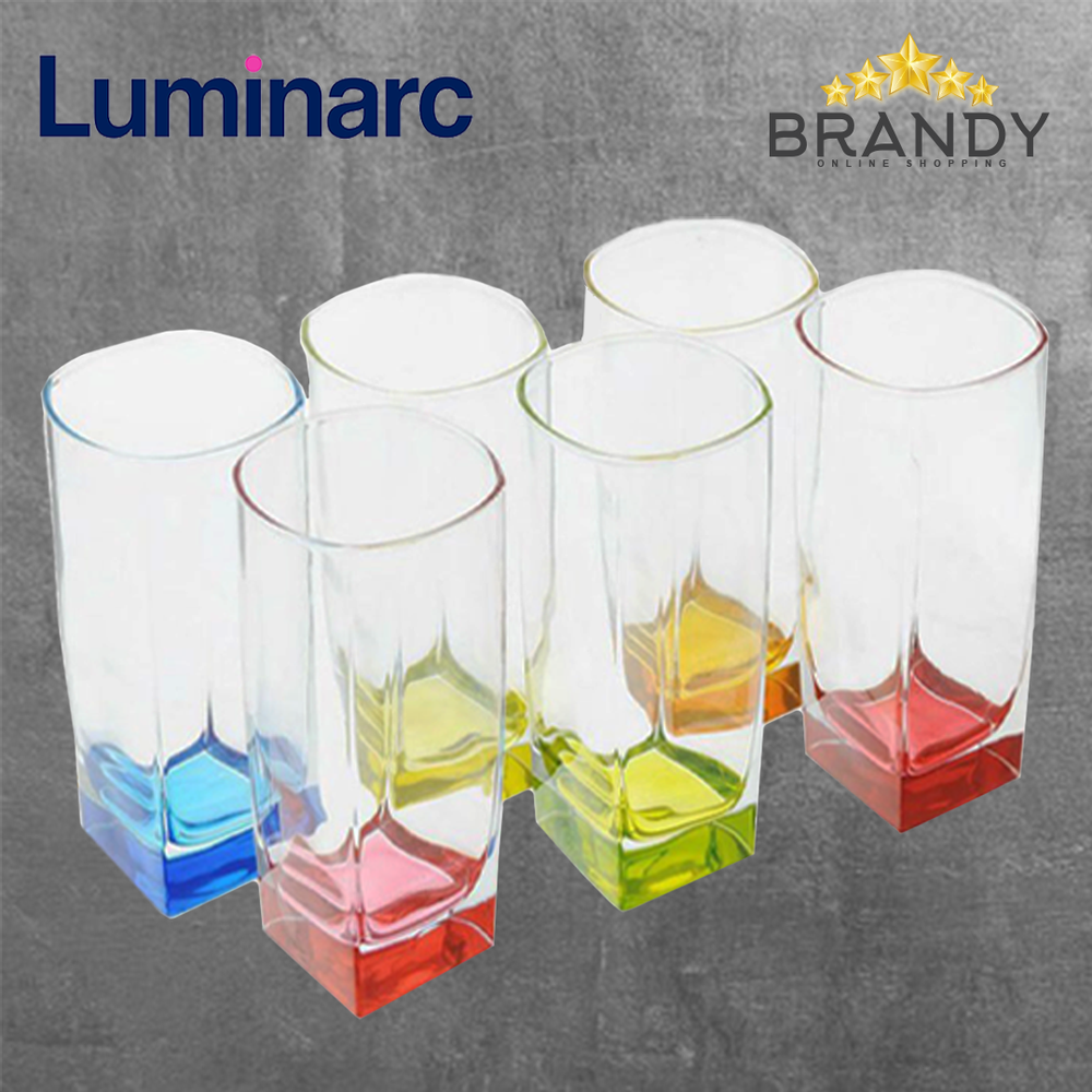 Sterling Colored Long Cups Set 6pcs