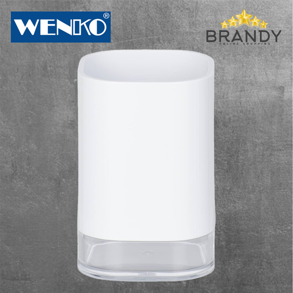 Oria White Tumbler Acrylic Bathroom Accessory