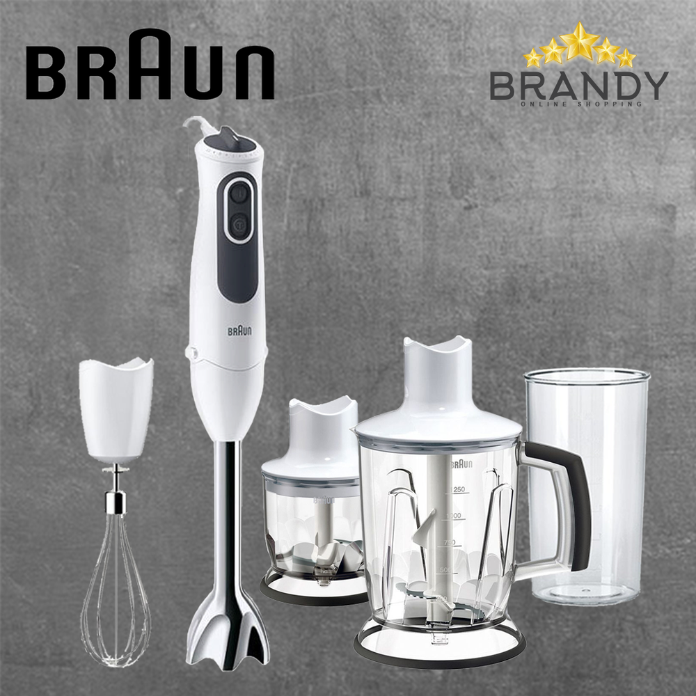 Hand Blender Set MQ3145WH with 11 Speeds and Ice Crushing