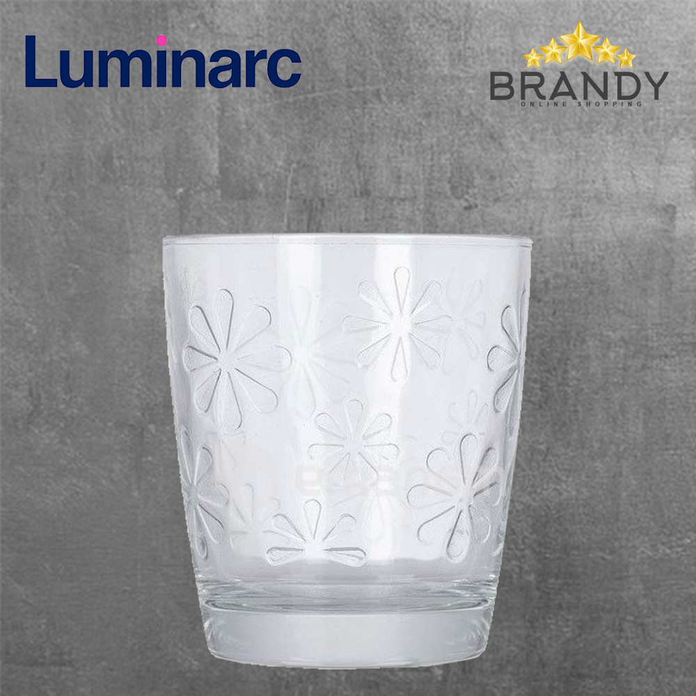 Neo Flower Short Cups Set 6pcs, 31cl Glass
