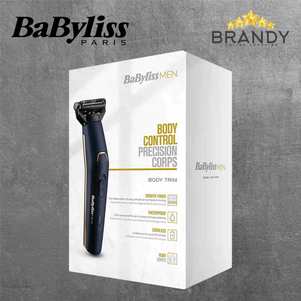 Body Groomer BG120SDE Waterproof Men's Body Hair Trimmer with Stainless Steel Blades