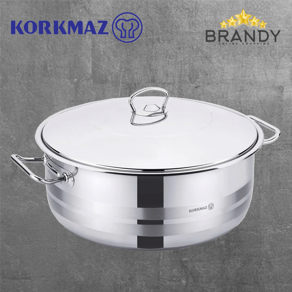 Mega Stainless Steel Pot 50x23cm 45 Liters