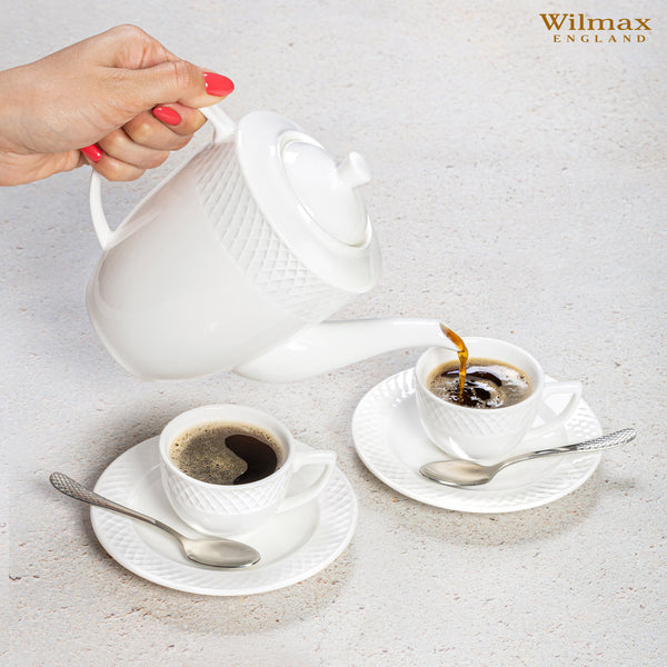 Julia Coffee Cups Set 6pcs, Porcelain, 90ml