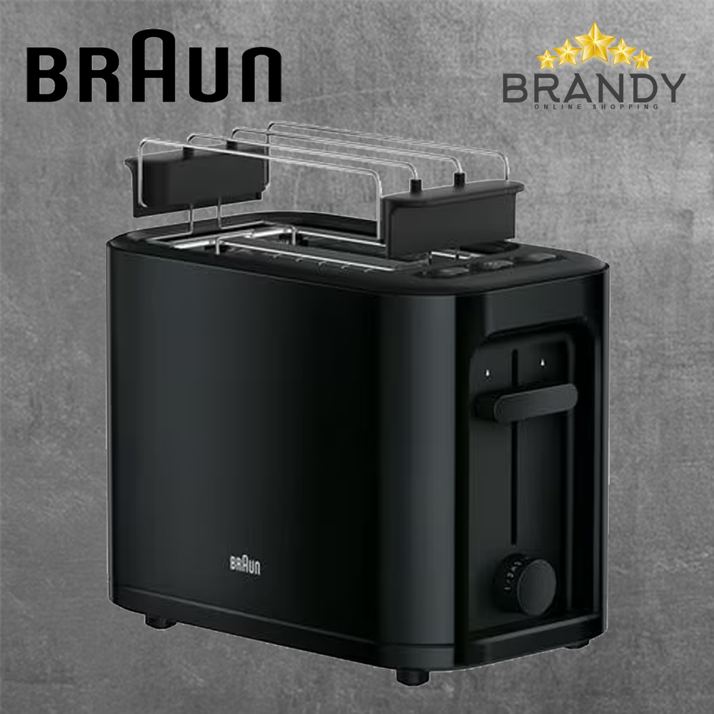 Toaster HT3010BK 2-Slice with 7 Heat Levels