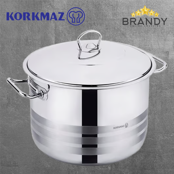 Mega Stainless Steel Pot 45x30cm 45 Liters