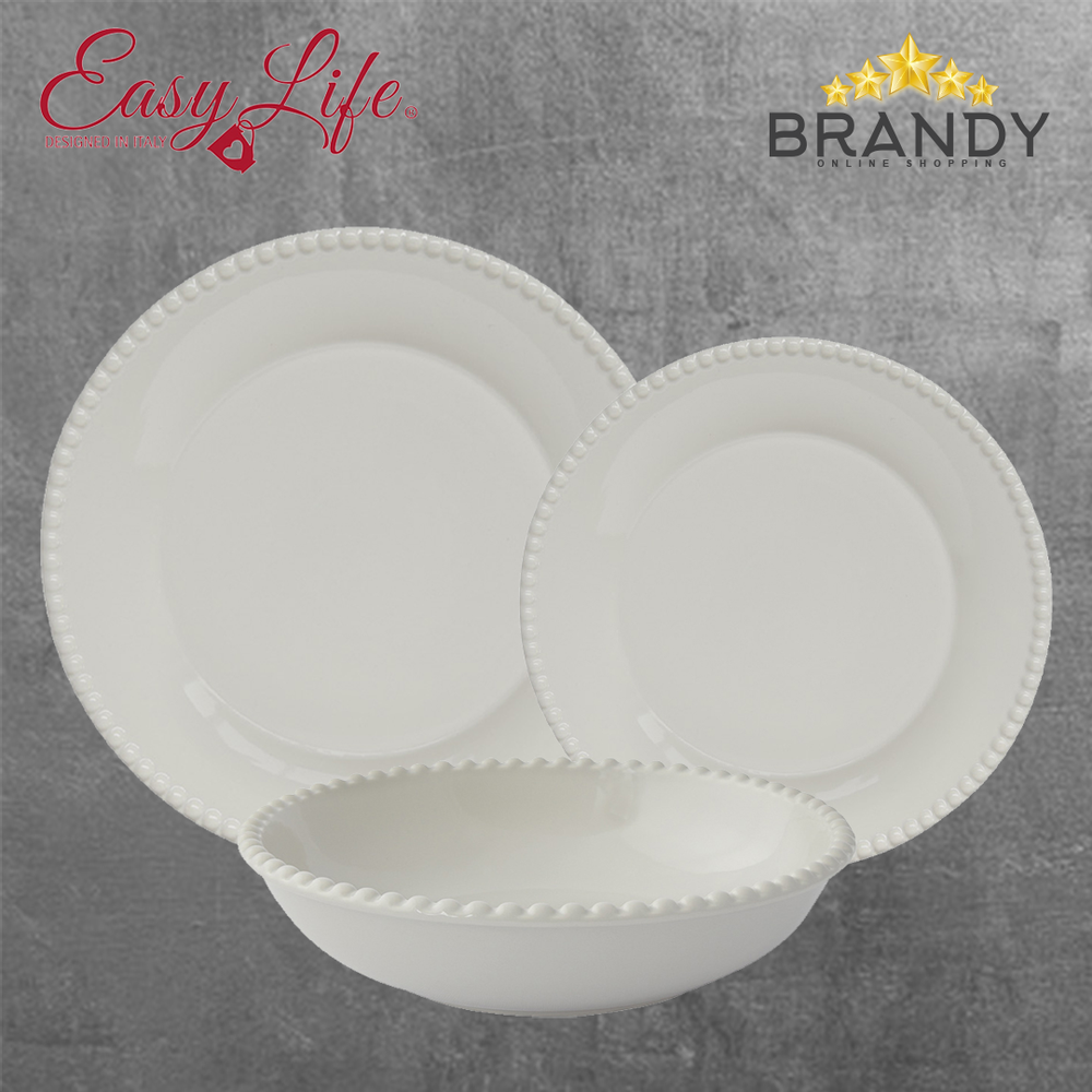 Tiffany Grey Dinner Set 18pcs