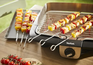 Stainless Steel Skewers 40cm 6pcs with Cotton Pouch for BBQ Grilling