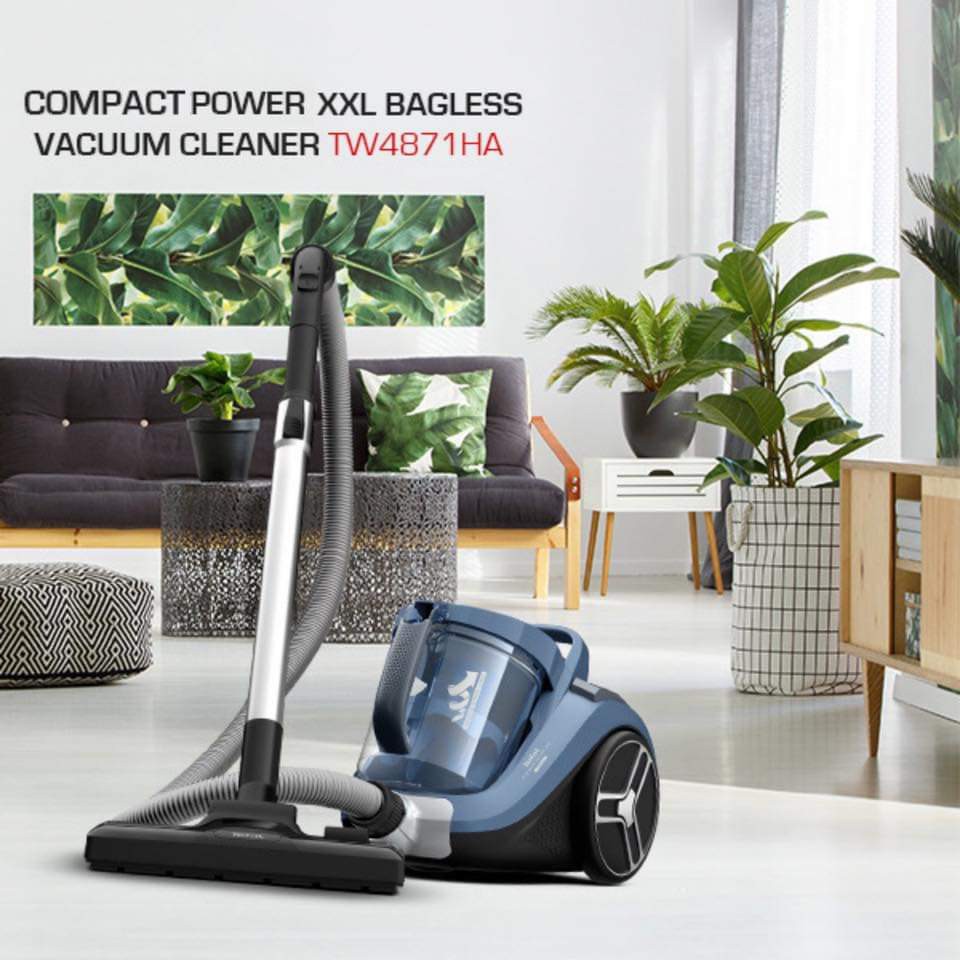 Compact Power Vacuum Cleaner XXL TW4B71 - 2.5L, Bagless, Energy Efficient