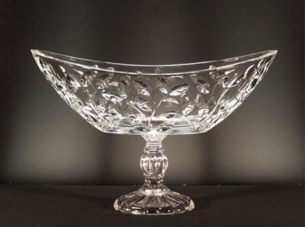 Laurus Centerpiece 34cm Crystal Glass