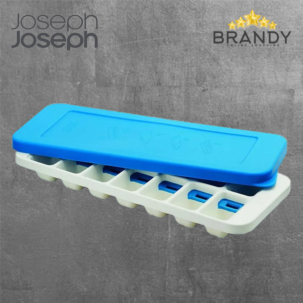 QuickSnap Plus Blue Ice Cube Tray with 14 Large Cubes