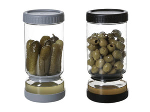 Dosthoff Clear Glass Olives and Pickles Preservation Jar 930 ml