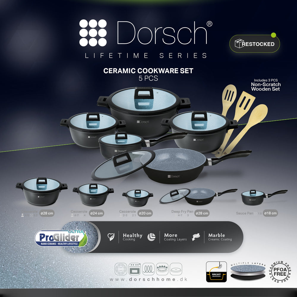 Lifetime Granite Cookware Set 11pcs