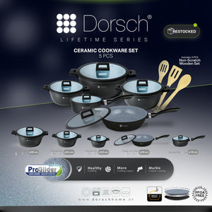 Lifetime Granite Cookware Set 11pcs