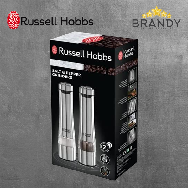Russell Hobbs Classics 23460 Salt & Pepper Grinders Ceramic Silver