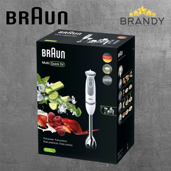 Hand Blender Set MQ5245WH with 21 Speeds and Attachments