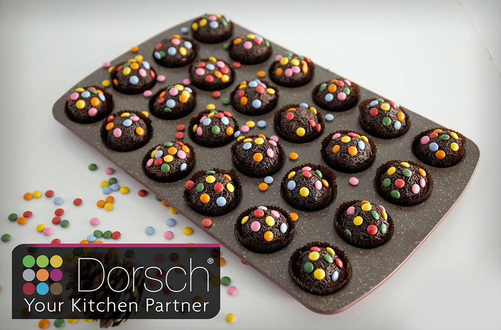 Mini Muffin Pan 24 Cups Non-Stick Marble