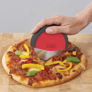 Duo Disc Pizza Cutter with Non-Slip Silicone Grip