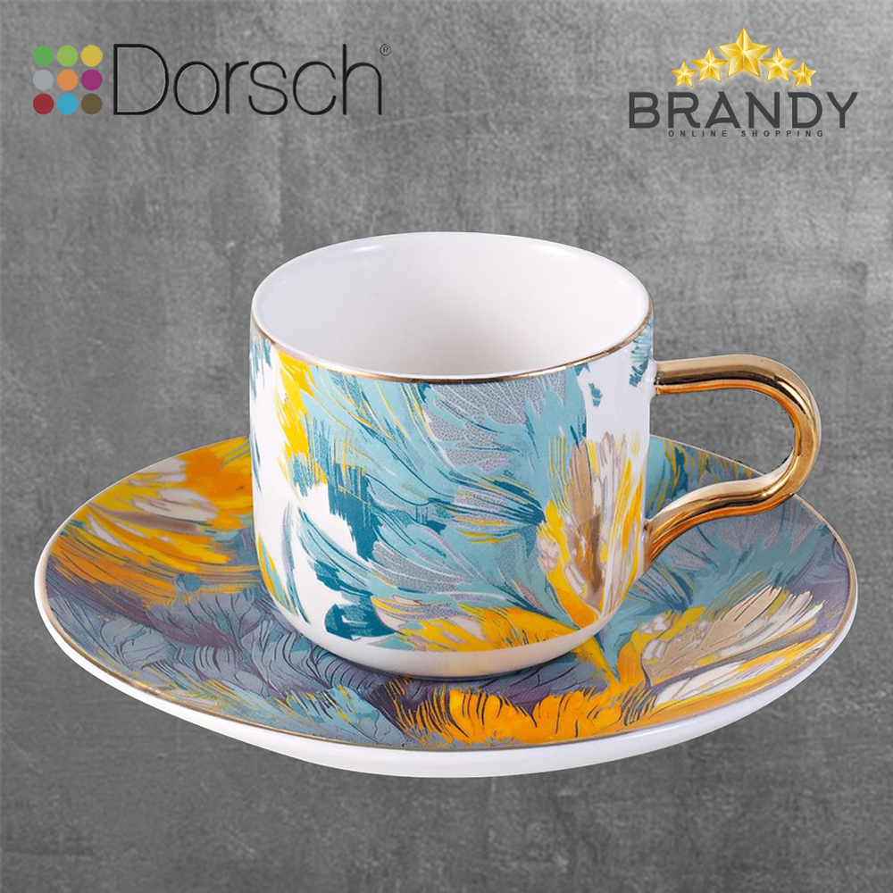 Samba Coffee Cups Set 6pcs - Porcelain 90ml