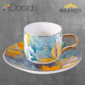 Samba Coffee Cups Set 6pcs - Porcelain 90ml