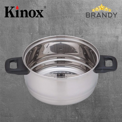 Kinox Stainless Steel Steamer Pots 18/10 Induction-Ready