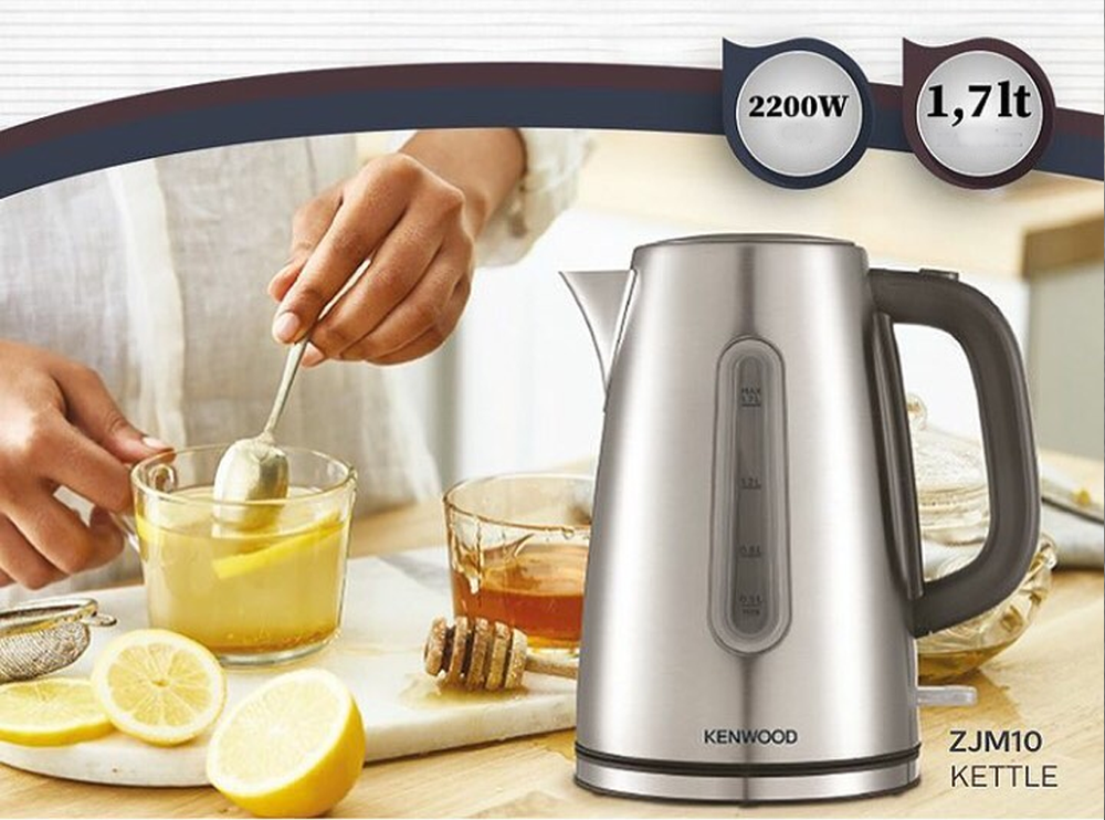 Kettle Silver ZJM10 1.7L Stainless Steel