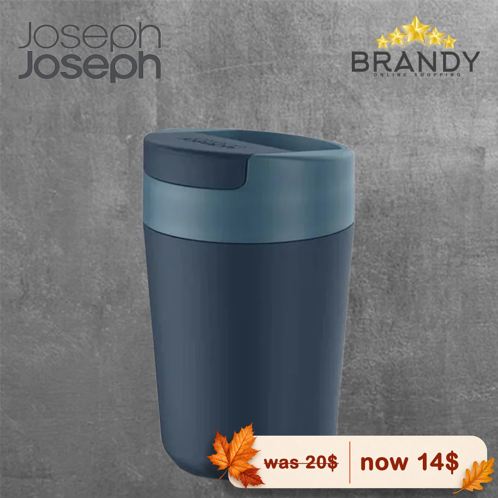 Joseph Joseph Sipp Travel Mug 340 ml Blue Hygienic Leakproof